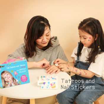 Nail stickers & tattoos – mermaids