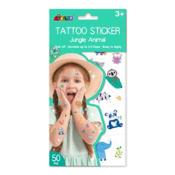 Tattoo stickers - jungle animals