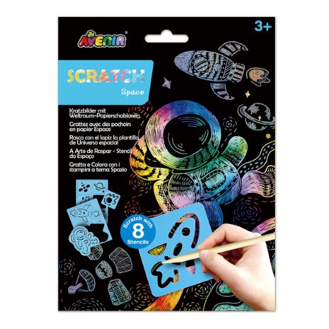Scratch with stencils - space